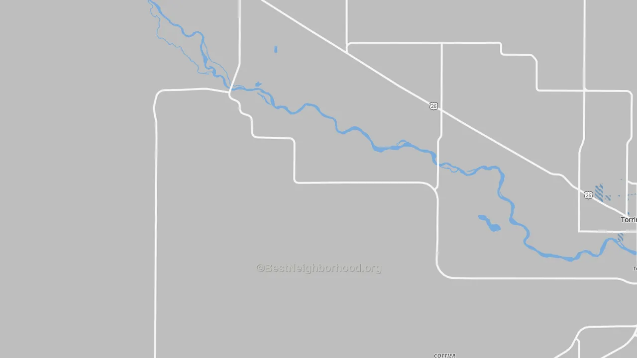 Transit Grade map of Huntley, WY