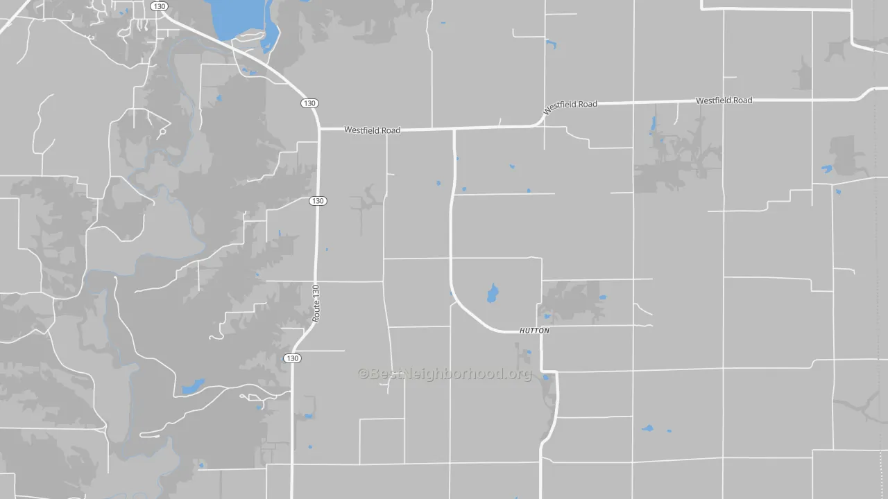 Transit Grade map of Hutton, IL
