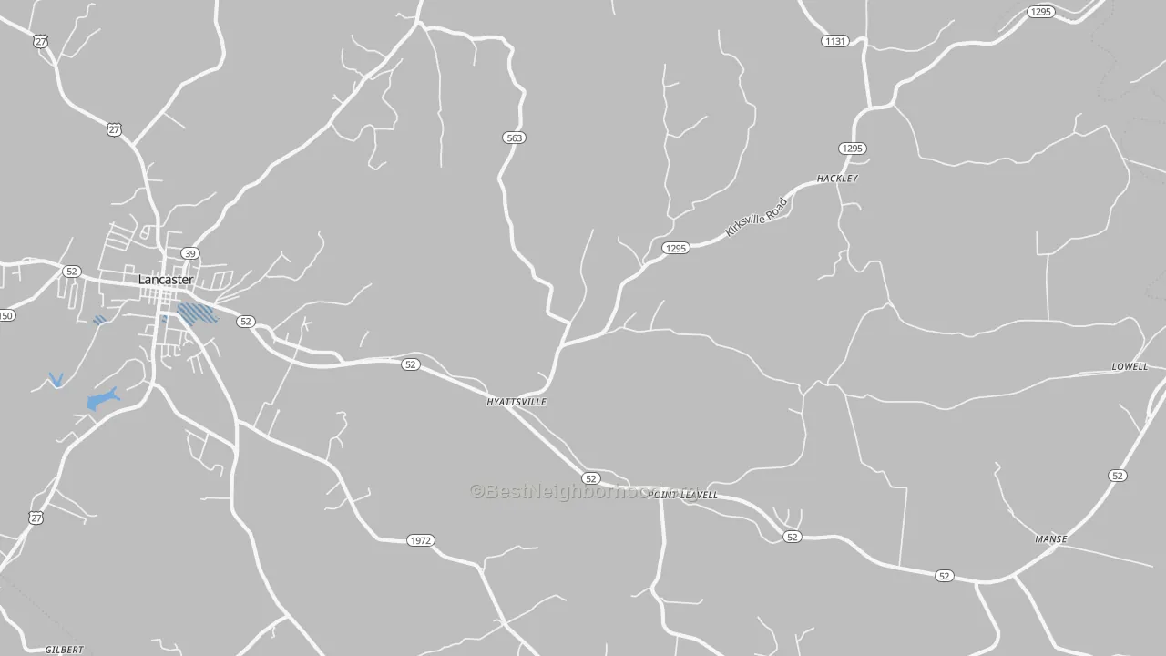 Transit Grade map of Hyattsville, KY
