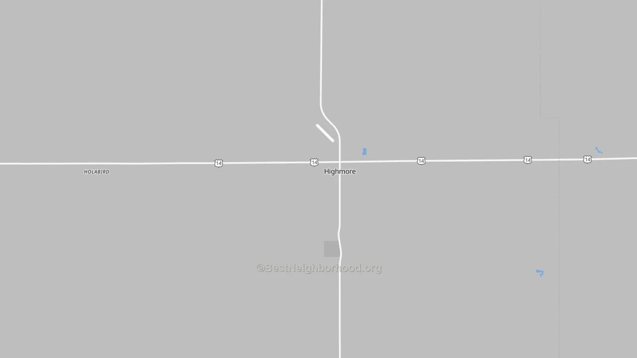 Transit Grade map of Hyde County, SD