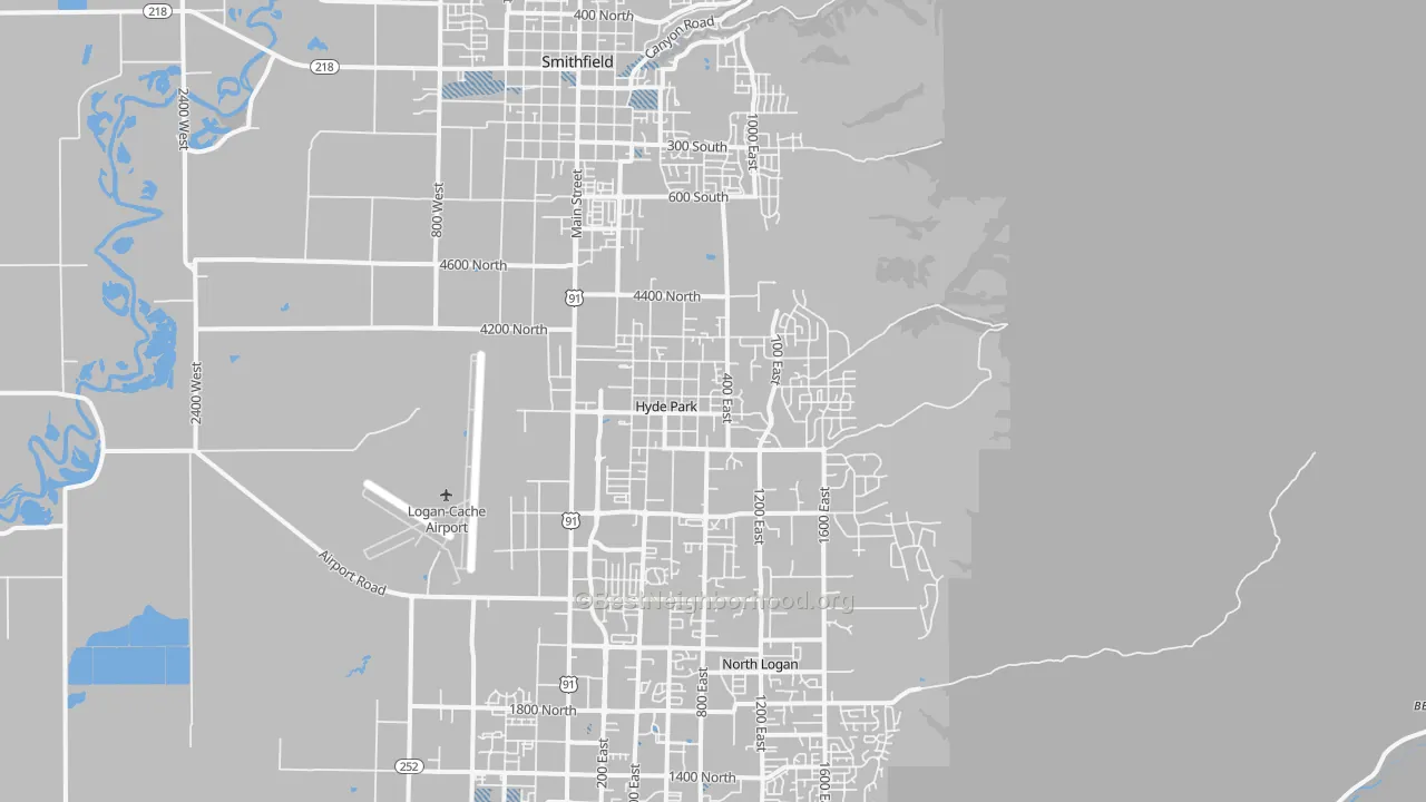 Transit Grade map of Hyde Park, UT