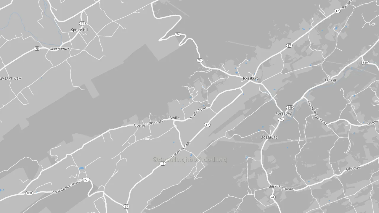 Transit Grade map of Ickesburg, PA