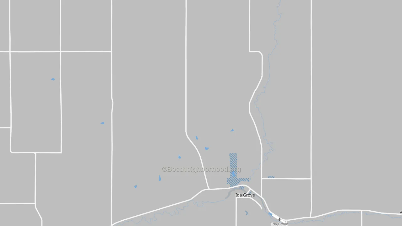 Transit Grade map of Ida County, IA