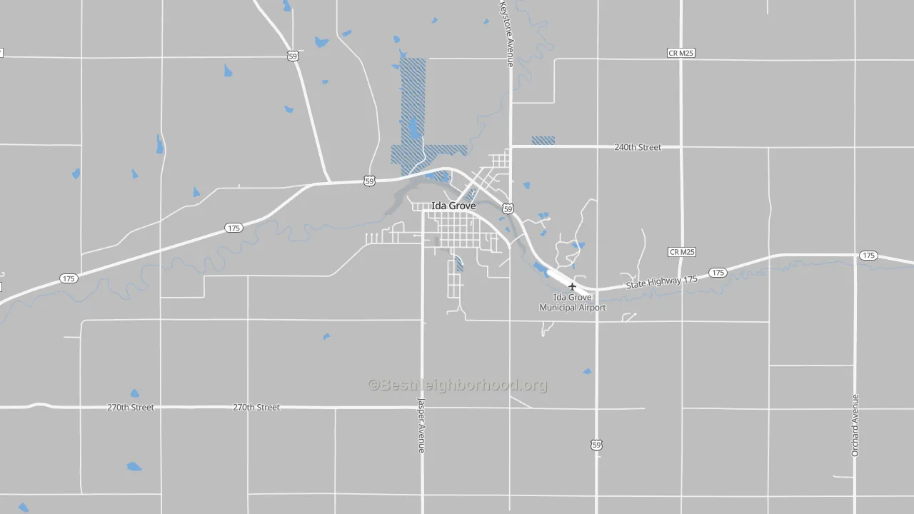Transit Grade map of Ida Grove, IA