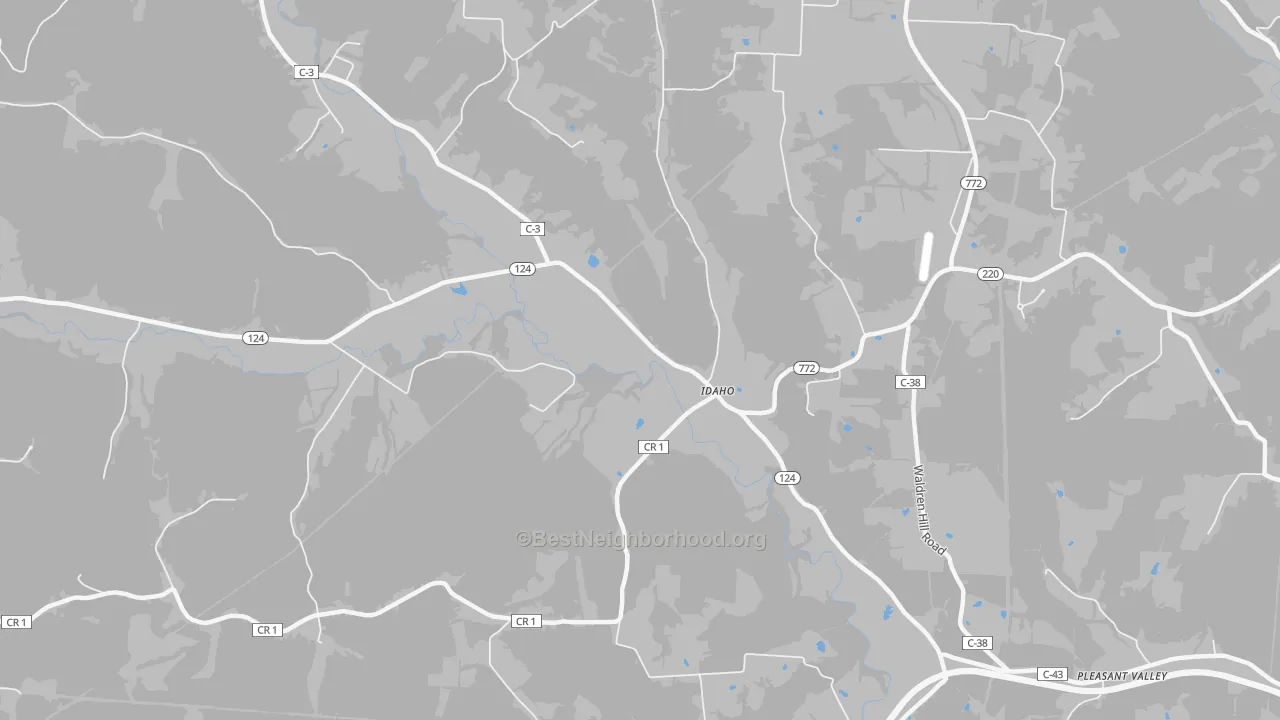 Transit Grade map of Idaho, OH