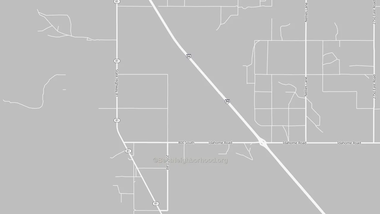 Transit Grade map of Idahome, ID