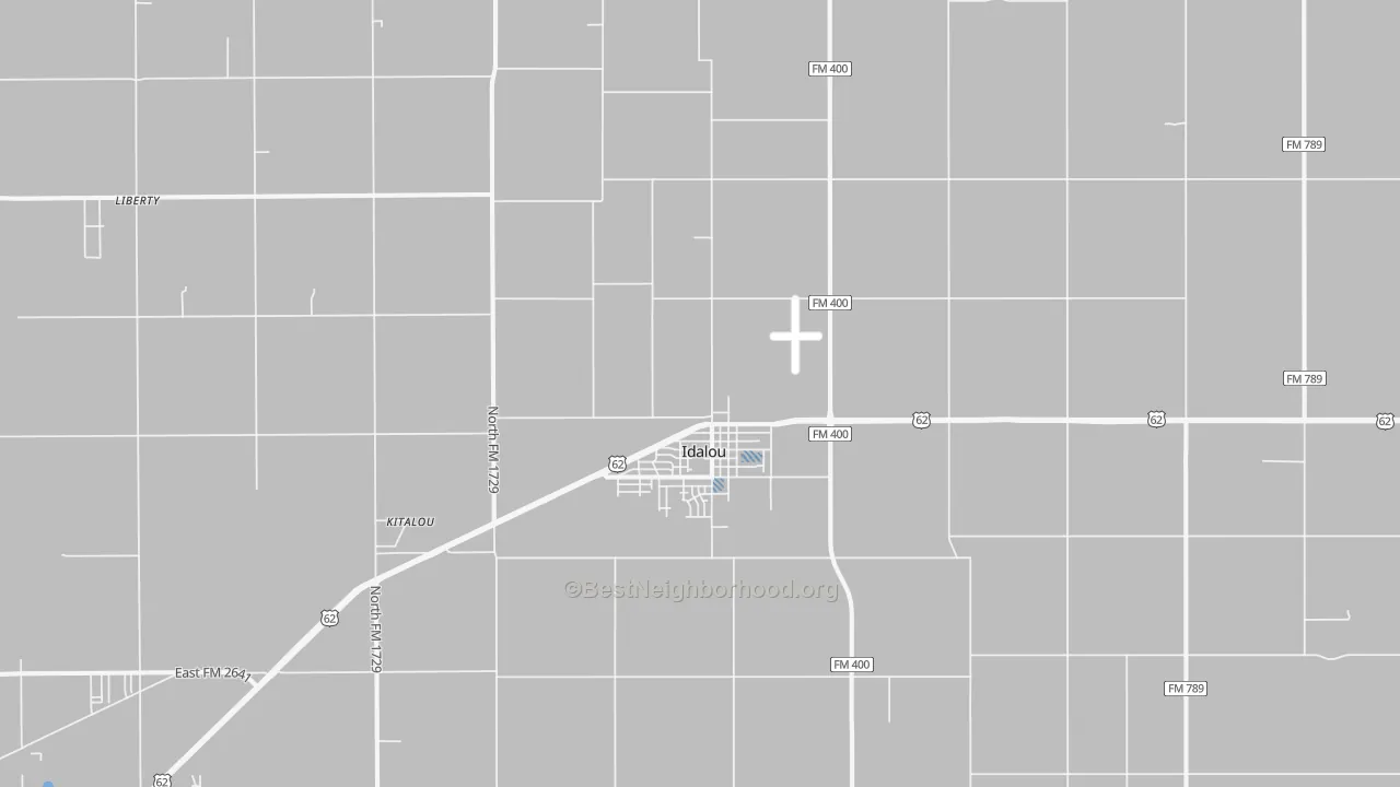 Transit Grade map of Idalou, TX