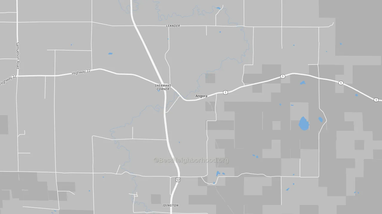 Transit Grade map of Idington, MN