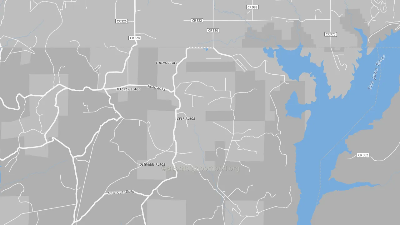 Transit Grade map of Ignacio, NM