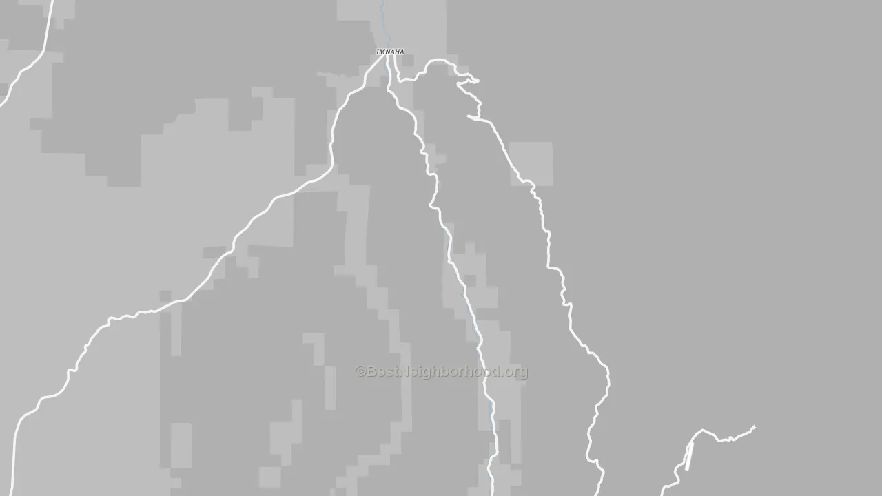 Transit Grade map of Imnaha, OR