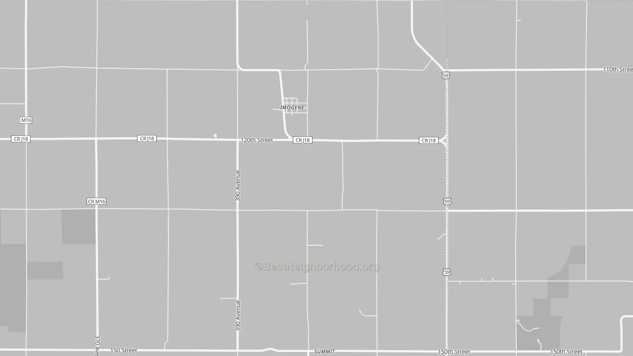 Transit Grade map of Imogene, IA