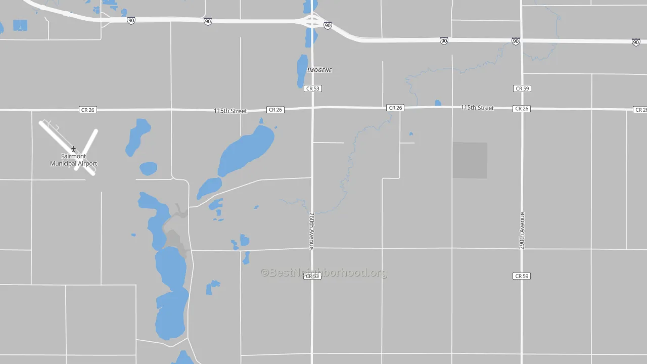 Transit Grade map of Imogene, MN