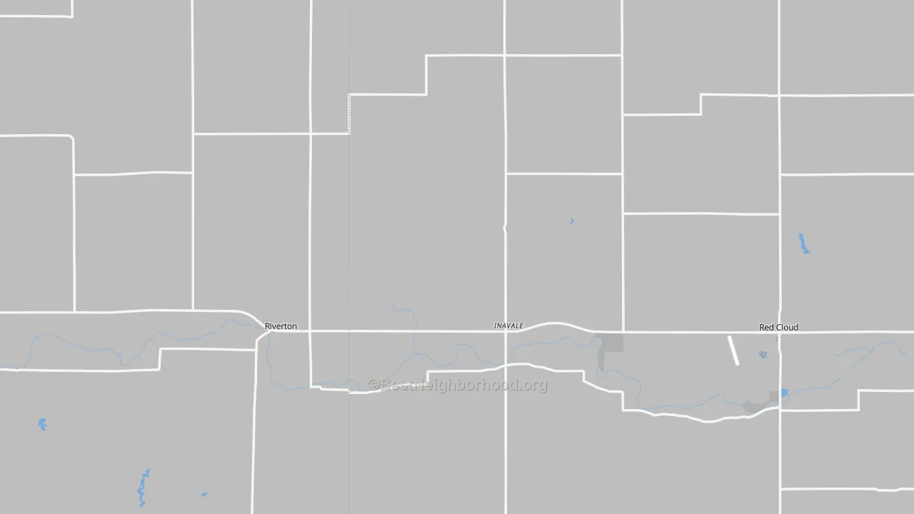 Transit Grade map of Inavale, NE