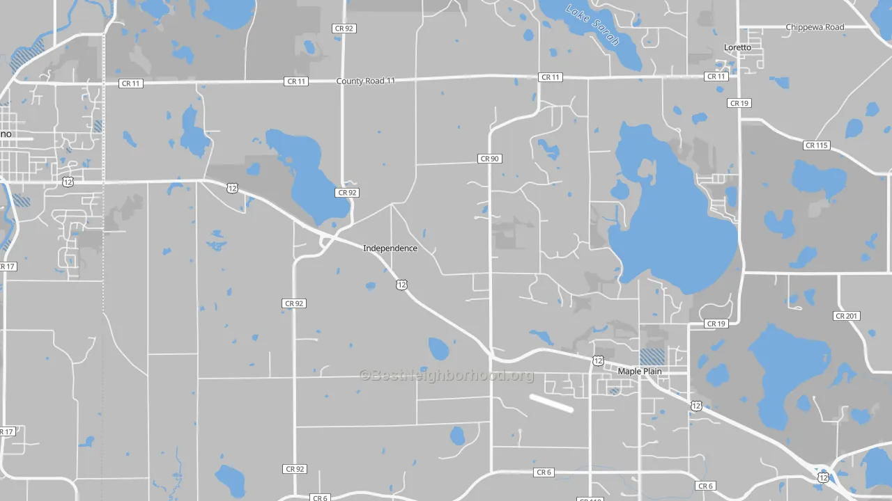 Transit Grade map of Independence, MN