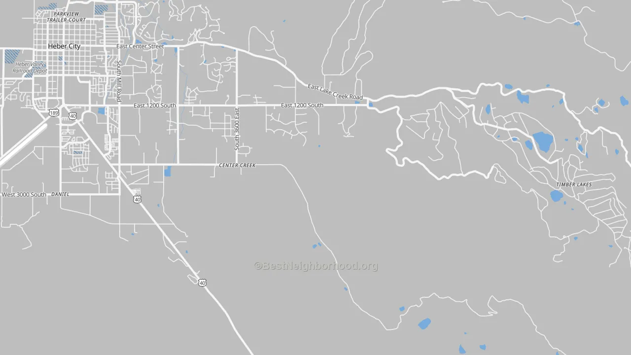Transit Grade map of Independence, UT