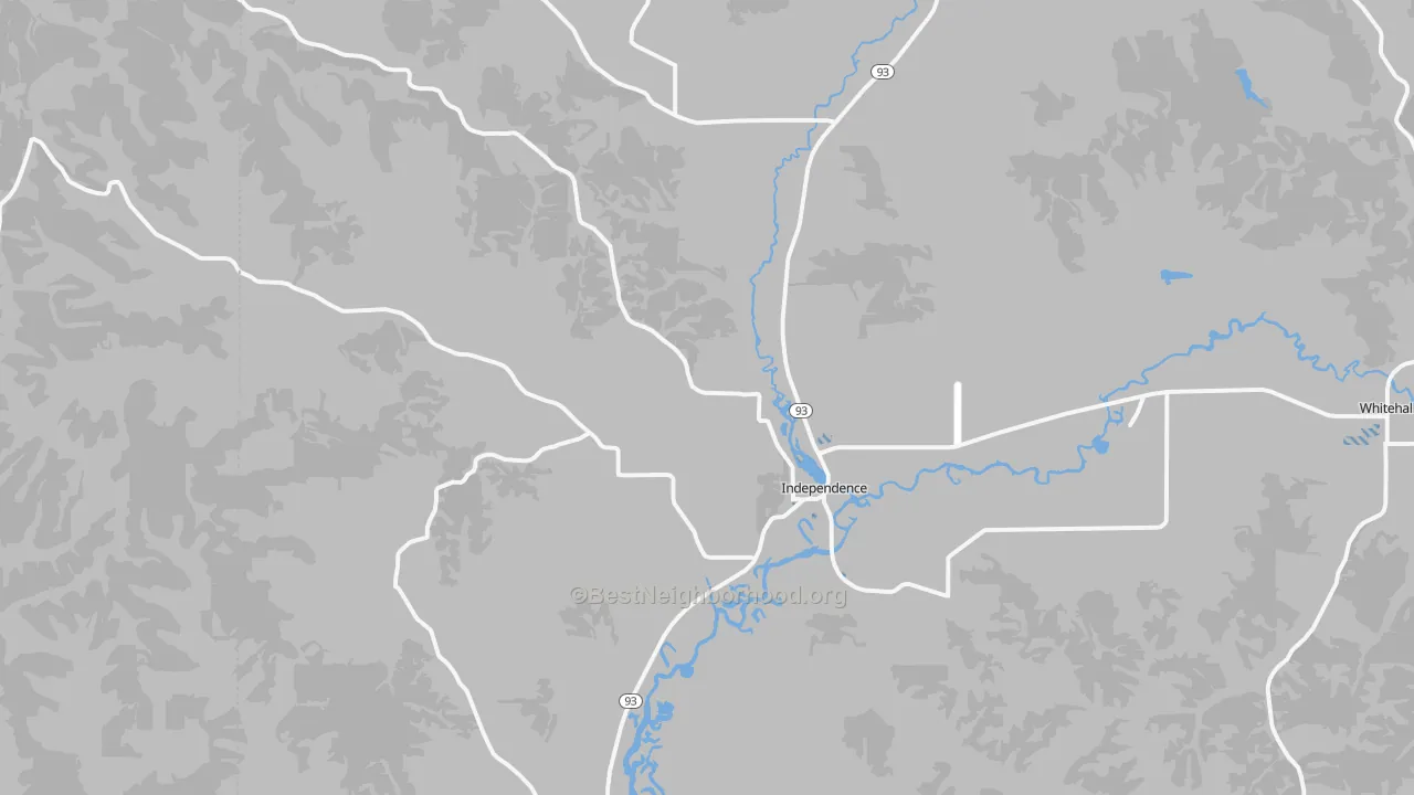 Transit Grade map of Independence, WI