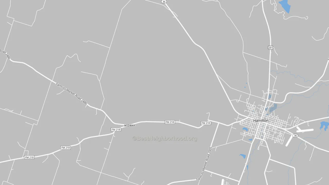 Transit Grade map of Indian Gap, TX