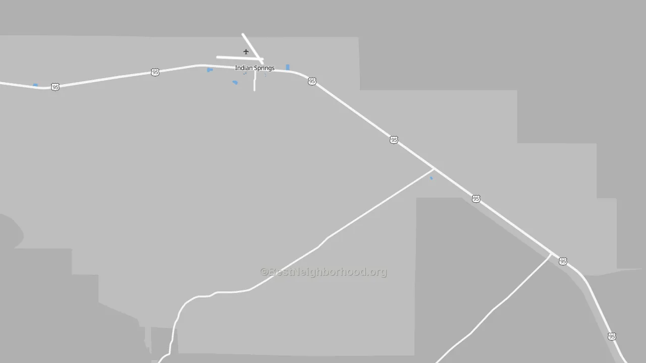 Transit Grade map of Indian Springs, NV