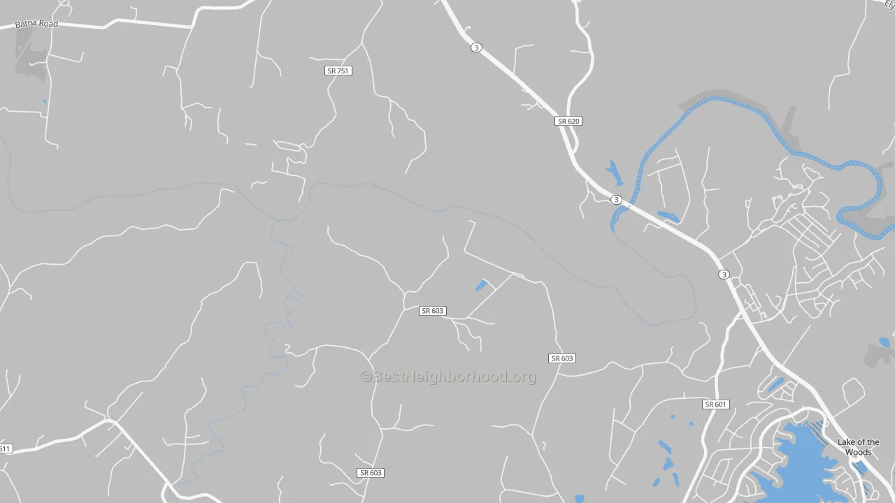 Transit Grade map of Indian Town, VA