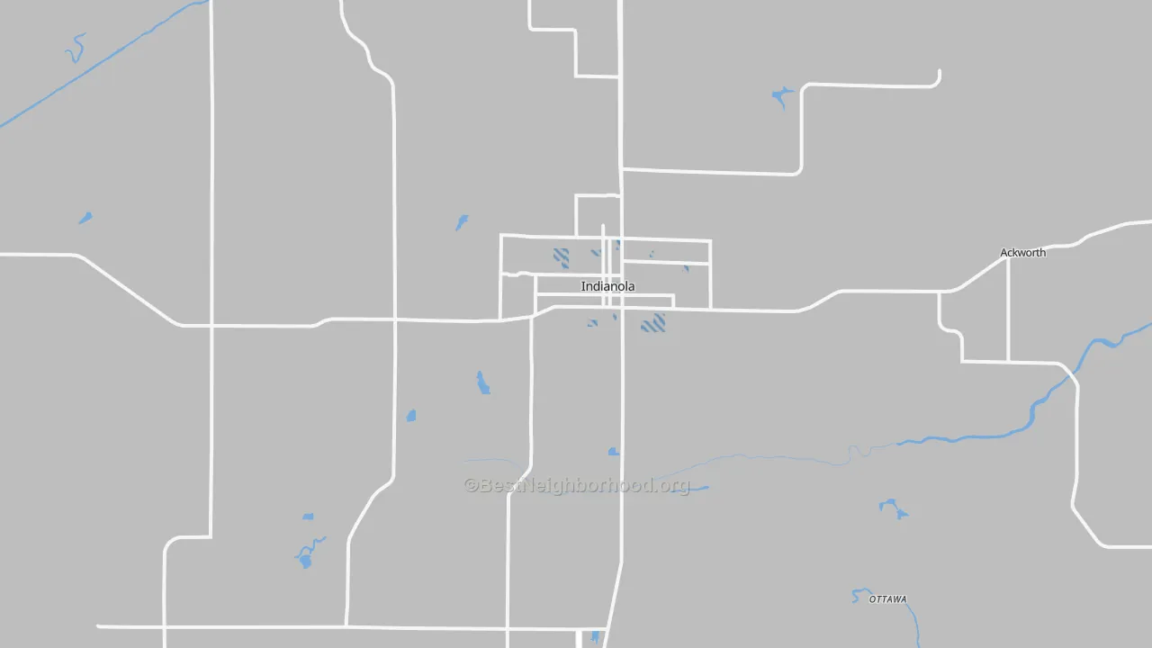 Transit Grade map of Indianola, IA