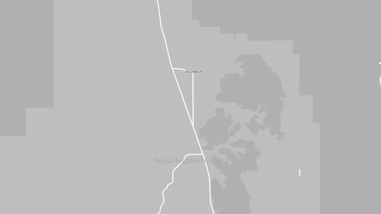 Transit Grade map of Indianola, UT