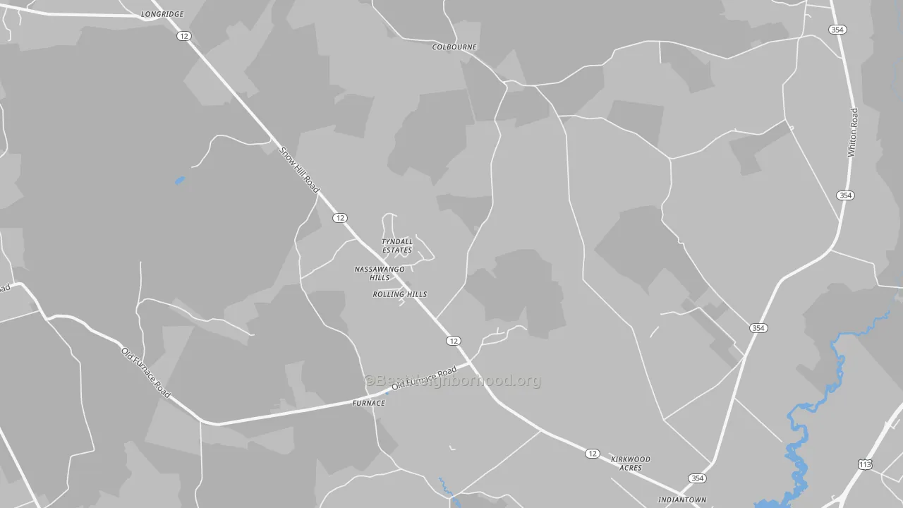 Transit Grade map of Indiantown, MD