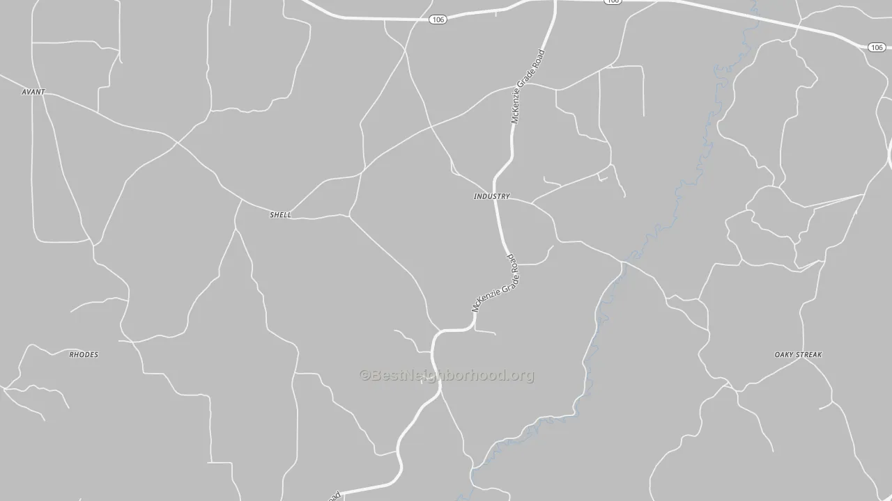 Transit Grade map of Industry, AL