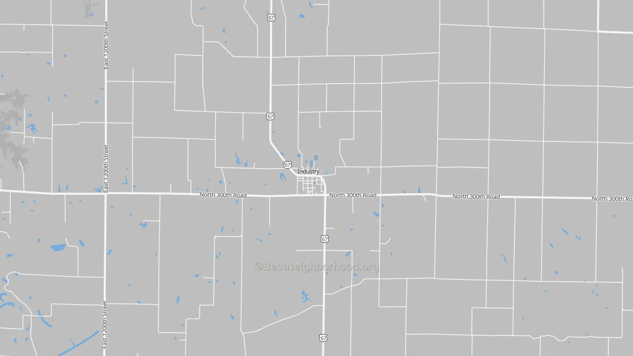 Transit Grade map of Industry, IL