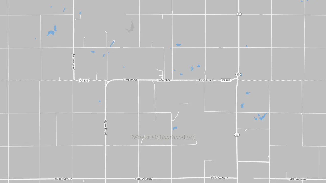 Transit Grade map of Industry, KS