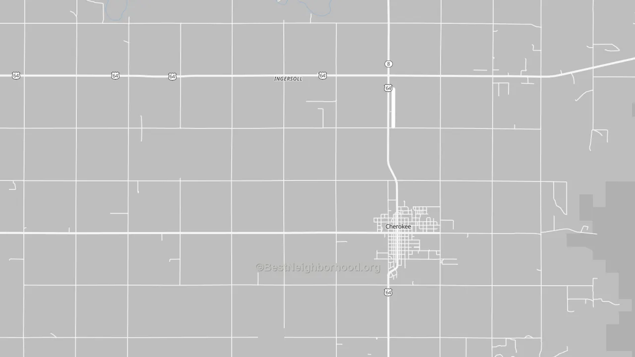 Transit Grade map of Ingersoll, OK
