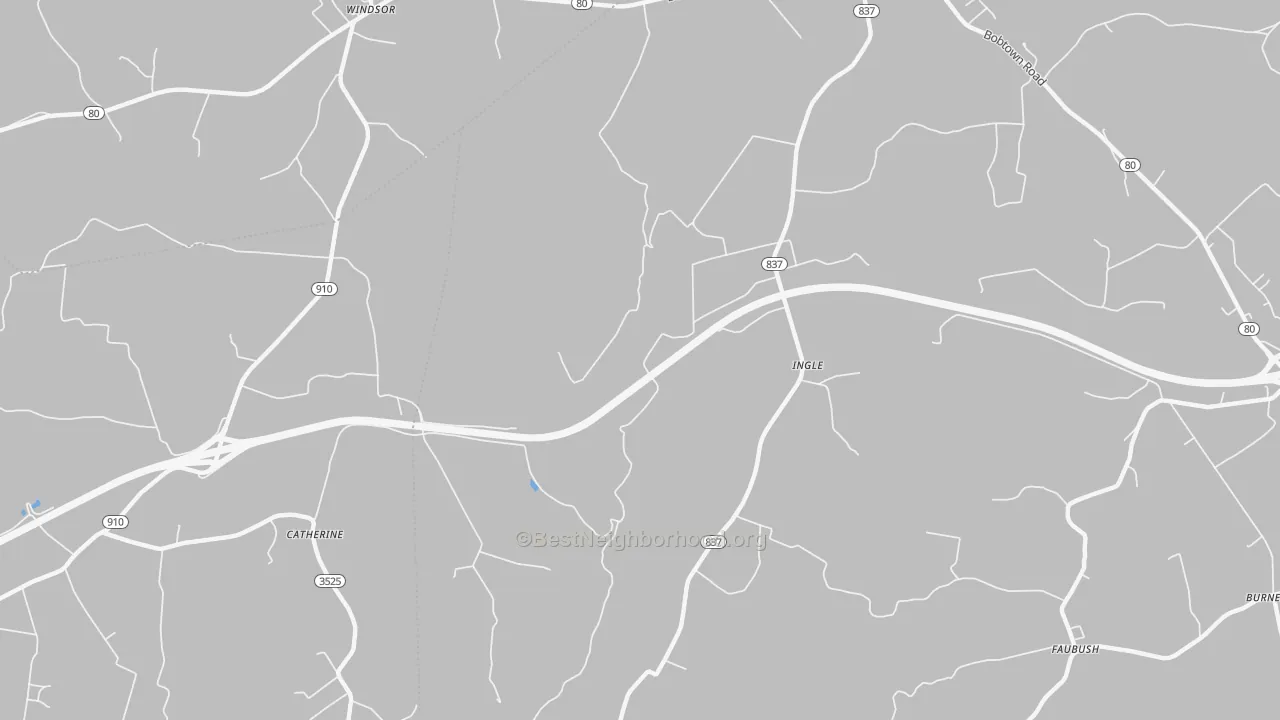 Transit Grade map of Ingle, KY