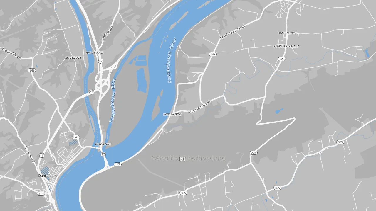 Transit Grade map of Inglenook, PA