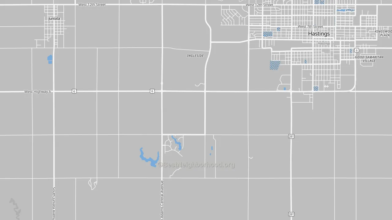 Transit Grade map of Ingleside, NE