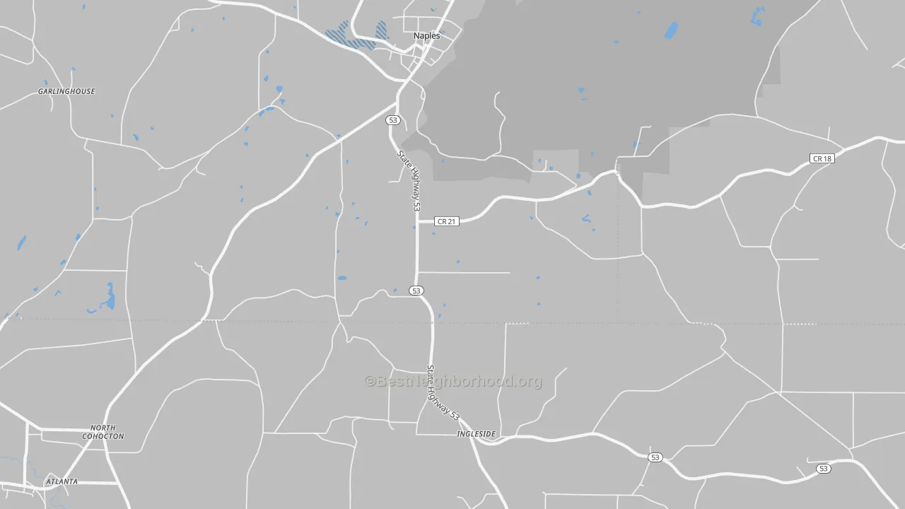 Transit Grade map of Ingleside, NY