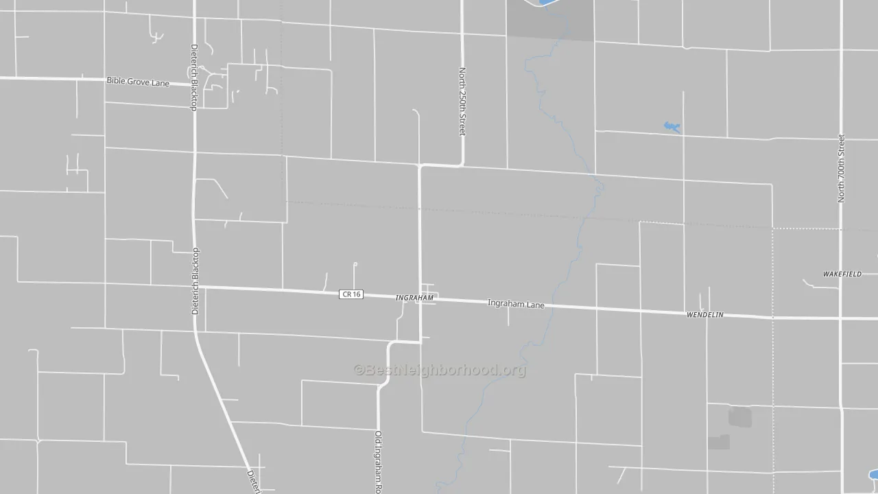 Transit Grade map of Ingraham, IL