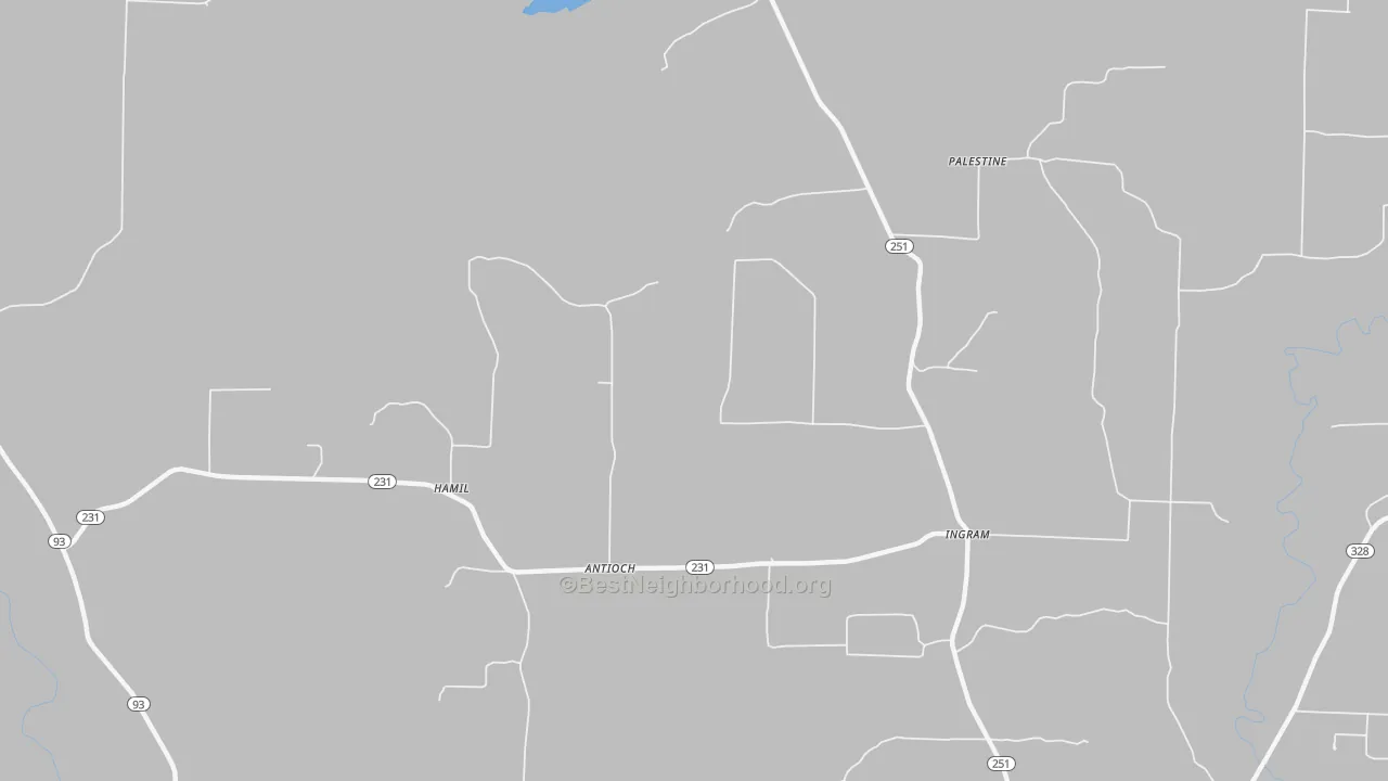 Transit Grade map of Ingram, AR