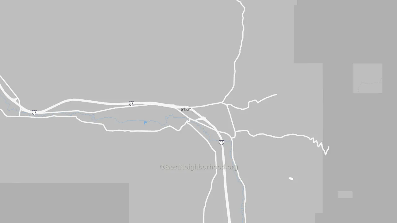 Transit Grade map of Inkom, ID