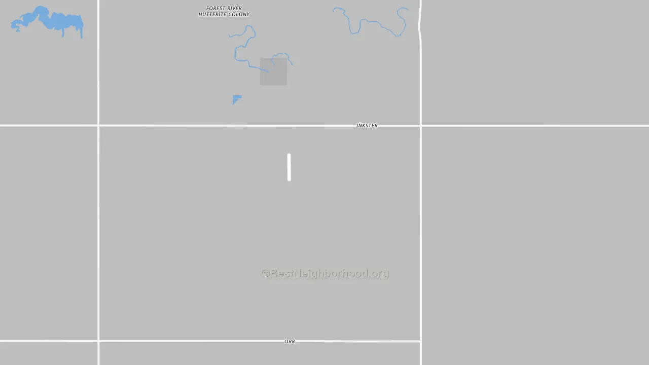 Transit Grade map of Inkster, ND