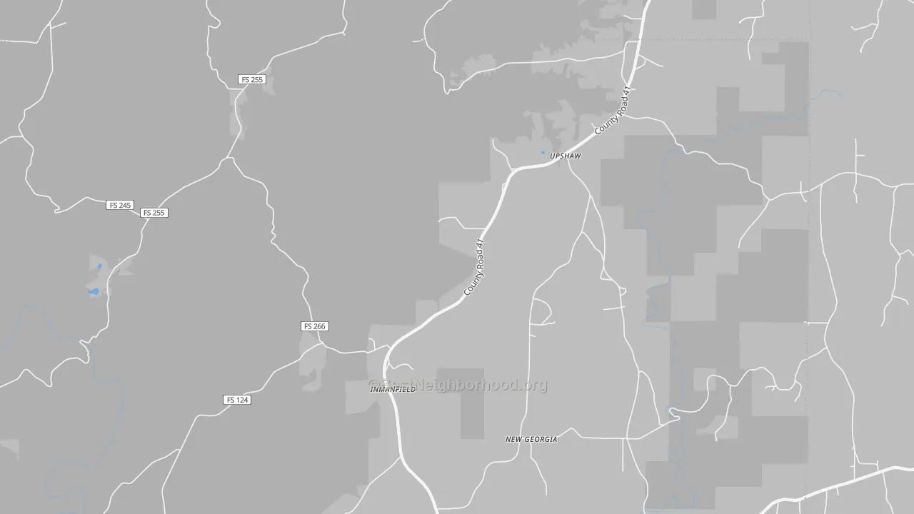 Transit Grade map of Inmanfield, AL