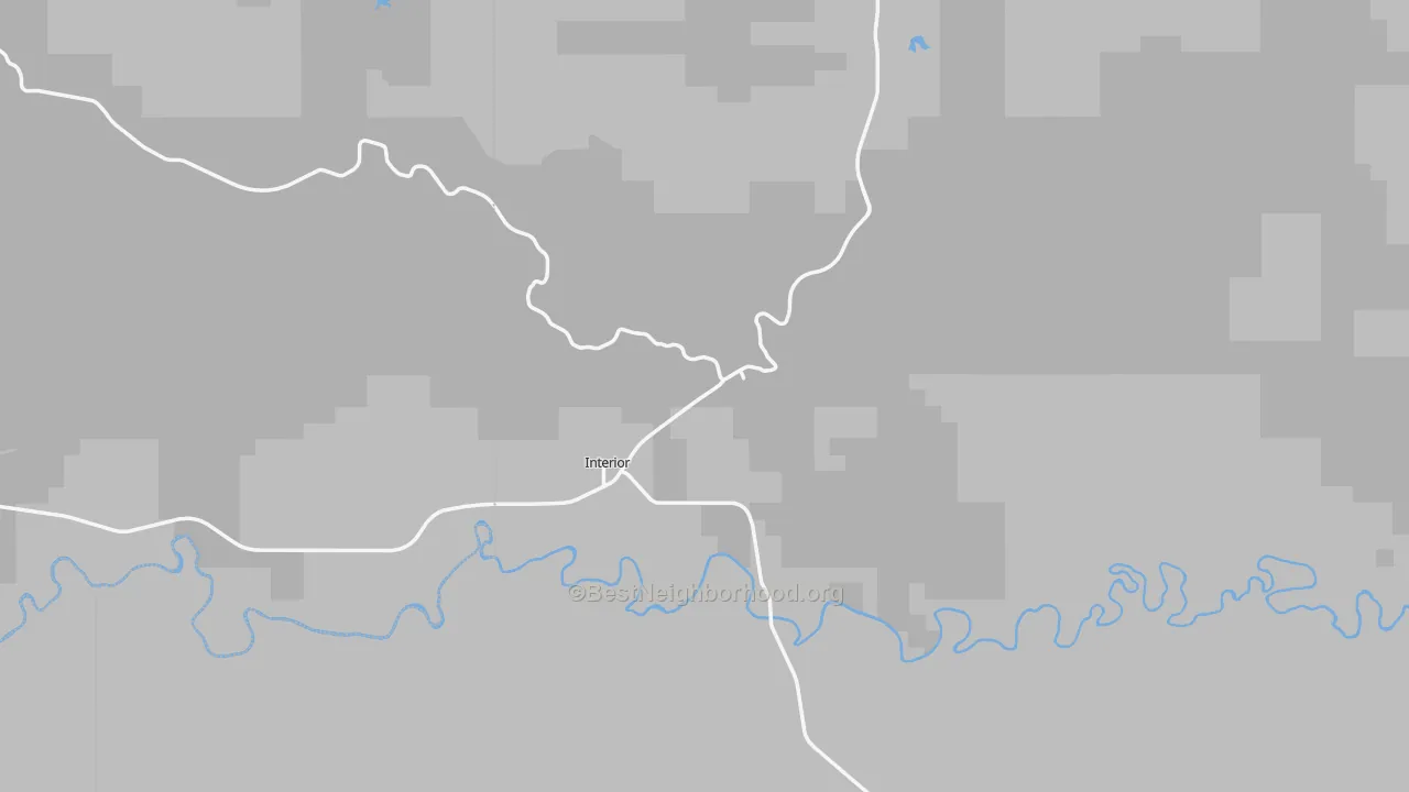 Transit Grade map of Interior, SD
