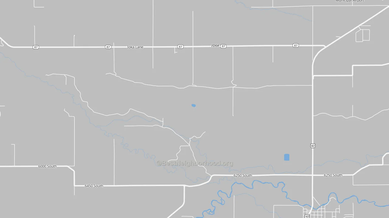 Transit Grade map of Ioka, UT