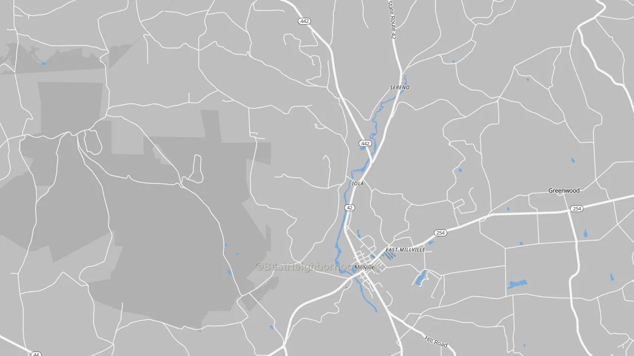 Transit Grade map of Iola, PA