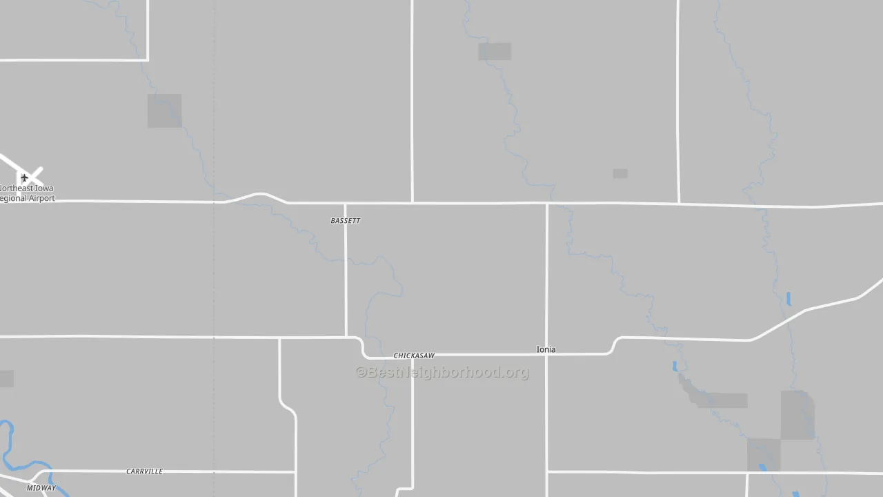 Transit Grade map of Ionia, IA