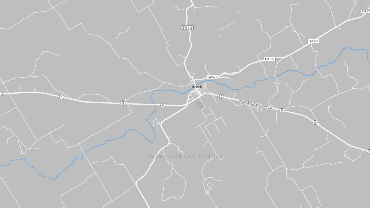 Transit Grade map of Iredell, TX