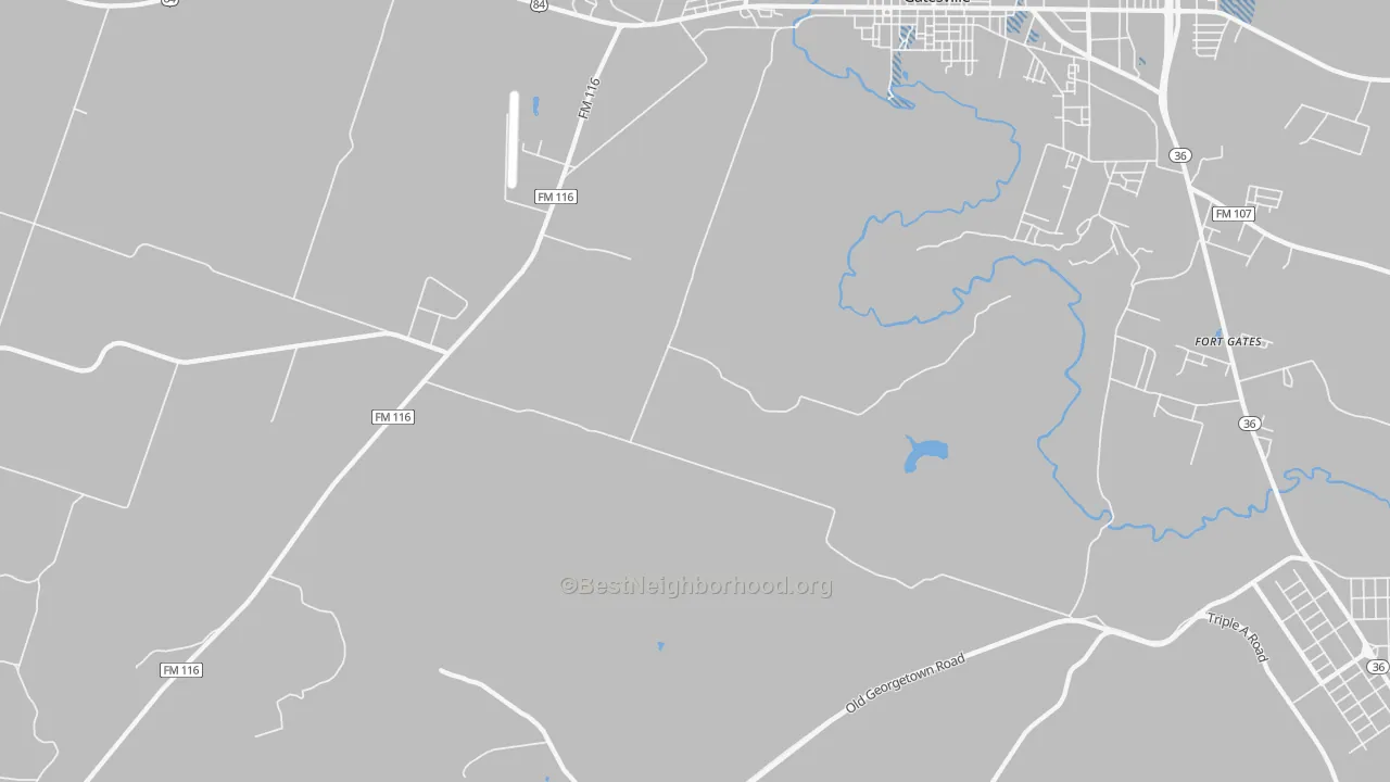 Transit Grade map of Ireland, TX