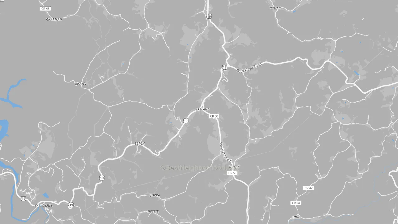 Transit Grade map of Ireland, WV