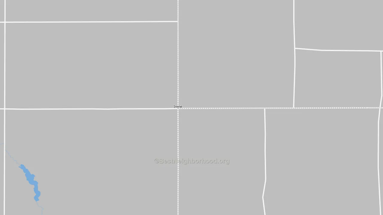 Transit Grade map of Irene, SD