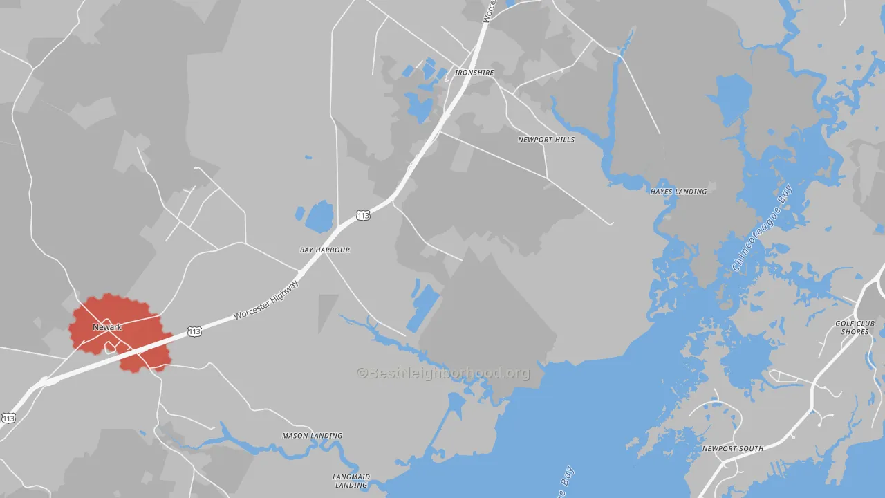Transit Grade map of Ironshire, MD