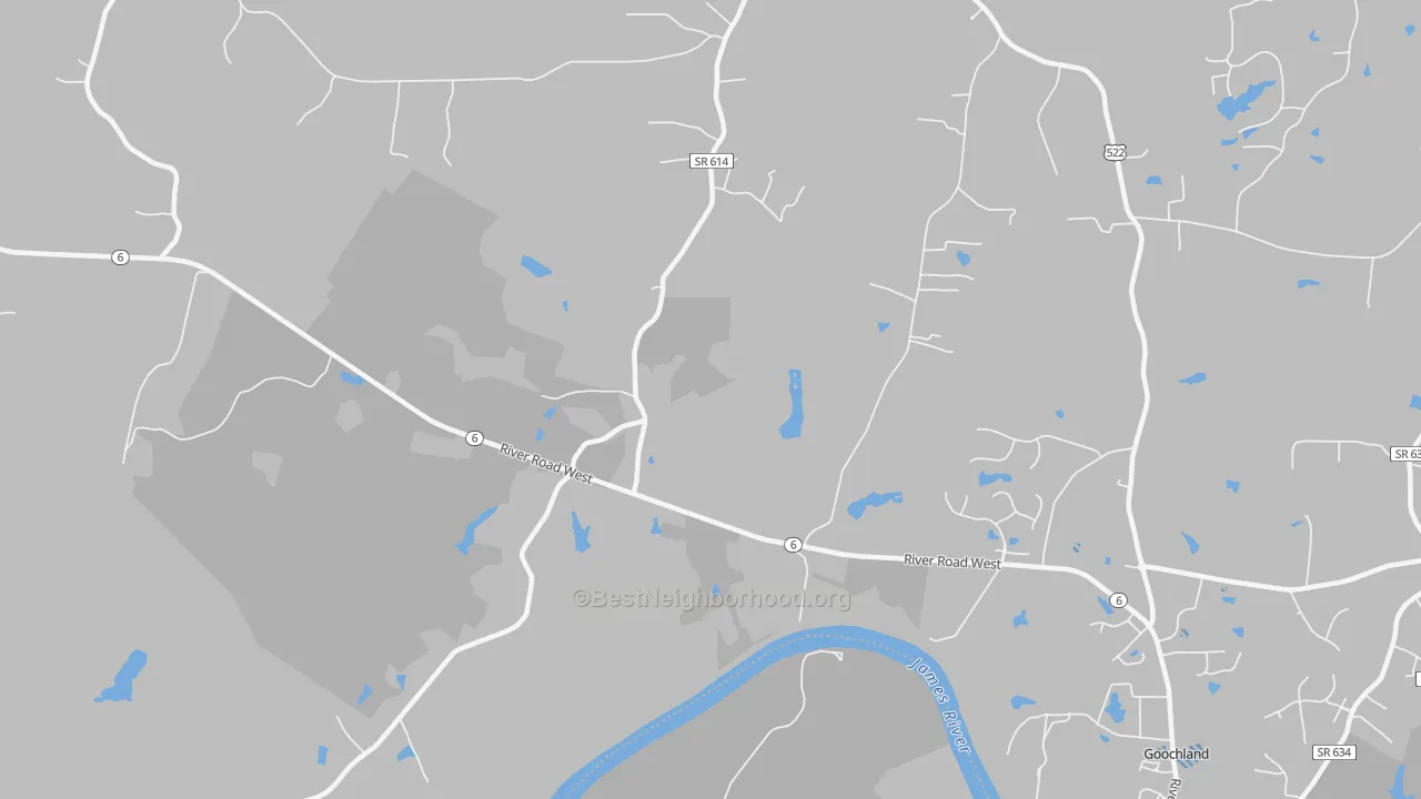 Transit Grade map of Irwin, VA