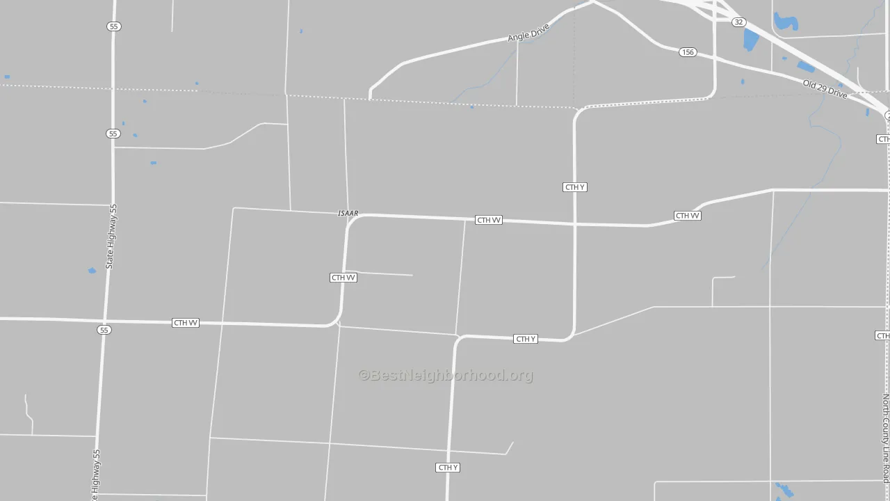 Transit Grade map of Isaar, WI